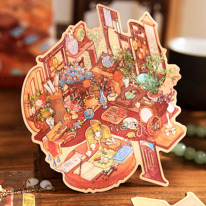 (#574) Mr. Paper 3D Stickers