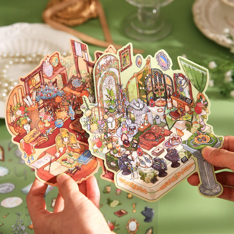 (#574) Mr. Paper 3D Stickers